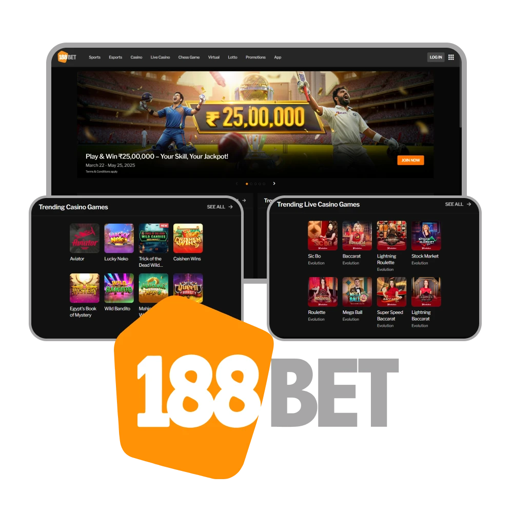 Dịch vụ ứng dụng 188Bet trên thiết bị di động